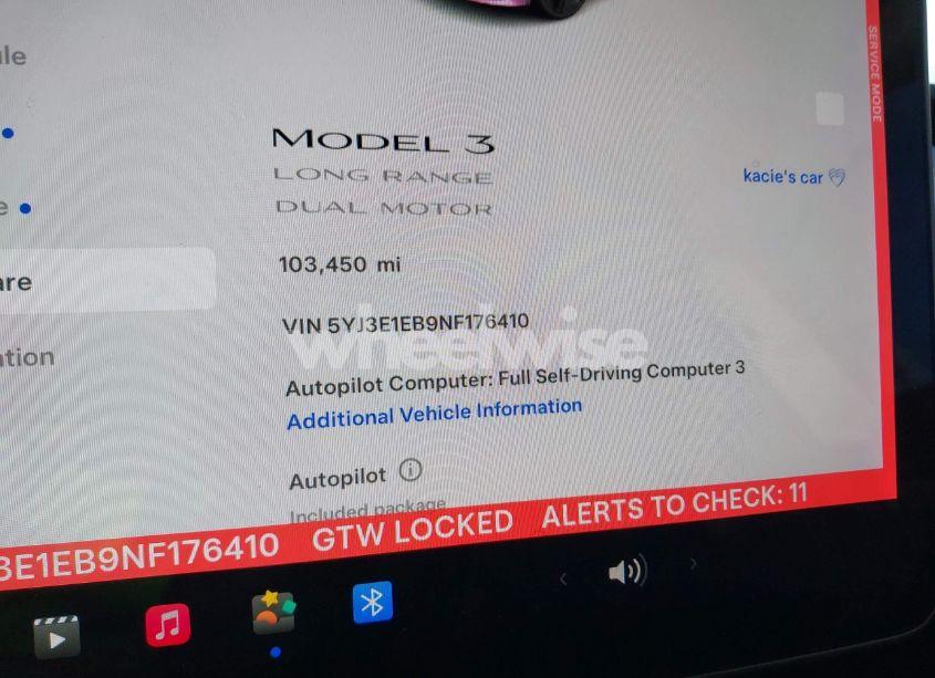 Thumbnail 16 of 2022 TESLA MODEL 3 LONG RANGE DUAL MOTOR ALL-WHEEL DRIVE