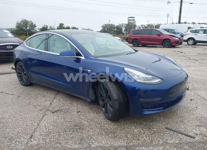 Main photo of 2020 TESLA MODEL 3 PERFORMANCE DUAL MOTOR ALL-WHEEL DRIVE with VIN 5YJ3E1EC4LF714842