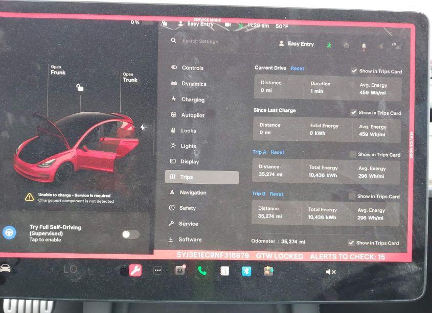Thumbnail 16 of 2022 TESLA MODEL 3 PERFORMANCE DUAL MOTOR ALL-WHEEL DRIVE