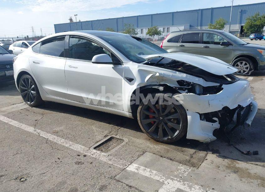 Main photo of 2020 TESLA MODEL 3 PERFORMANCE DUAL MOTOR ALL-WHEEL DRIVE with VIN 5YJ3E1ECXLF736229