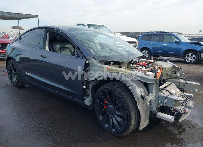 Main photo of 2022 TESLA MODEL 3 PERFORMANCE DUAL MOTOR ALL-WHEEL DRIVE with VIN 5YJ3E1ECXNF152495