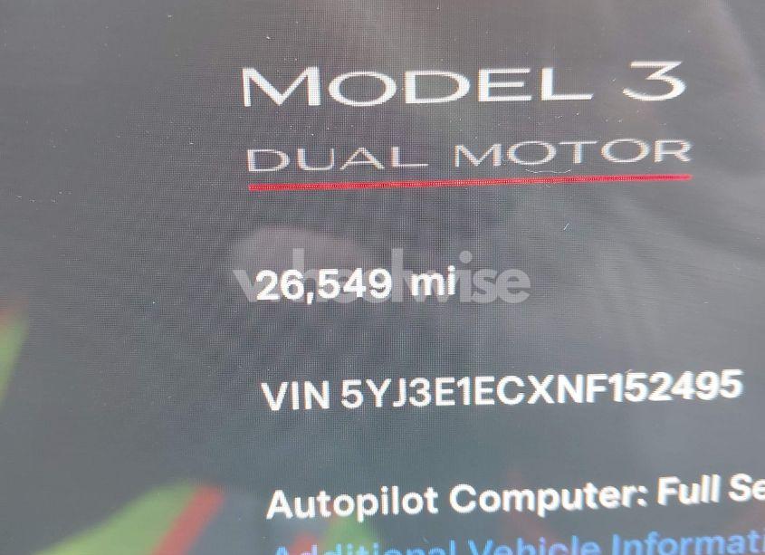 Thumbnail 8 of 2022 TESLA MODEL 3 PERFORMANCE DUAL MOTOR ALL-WHEEL DRIVE