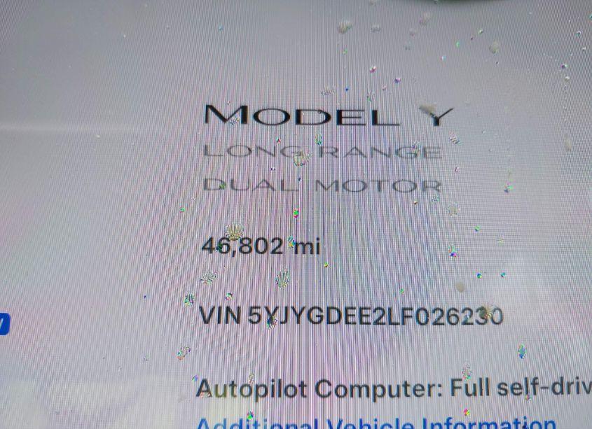 Thumbnail 7 of 2020 TESLA MODEL Y LONG RANGE DUAL MOTOR ALL-WHEEL DRIVE