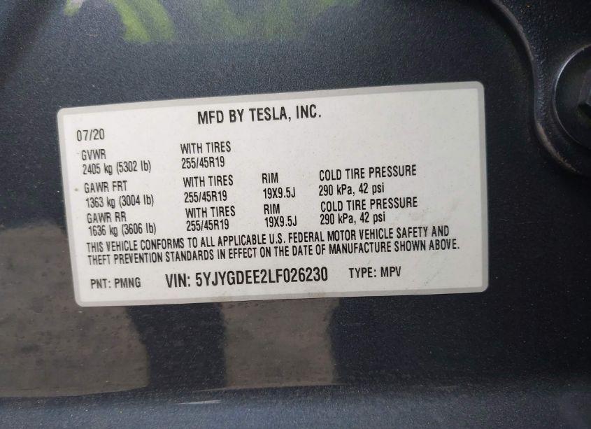 Thumbnail 18 of 2020 TESLA MODEL Y LONG RANGE DUAL MOTOR ALL-WHEEL DRIVE