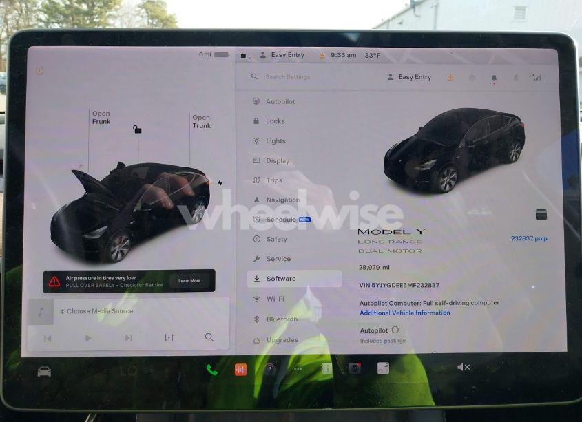 Thumbnail 7 of 2021 TESLA MODEL Y LONG RANGE DUAL MOTOR ALL-WHEEL DRIVE