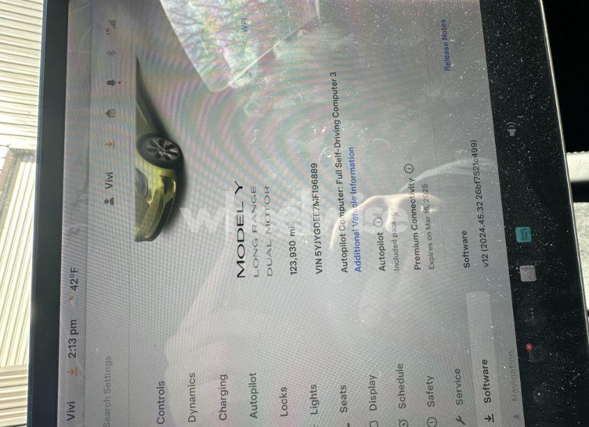 Thumbnail 8 of 2021 TESLA MODEL Y LONG RANGE DUAL MOTOR ALL-WHEEL DRIVE