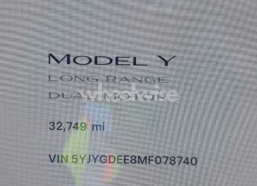 Thumbnail 7 of 2021 TESLA MODEL Y LONG RANGE DUAL MOTOR ALL-WHEEL DRIVE