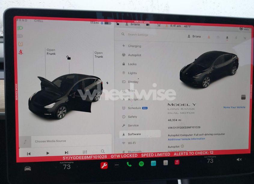 Thumbnail 18 of 2021 TESLA MODEL Y LONG RANGE DUAL MOTOR ALL-WHEEL DRIVE
