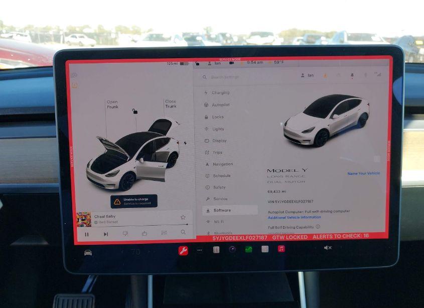 Thumbnail 11 of 2020 TESLA MODEL Y LONG RANGE DUAL MOTOR ALL-WHEEL DRIVE
