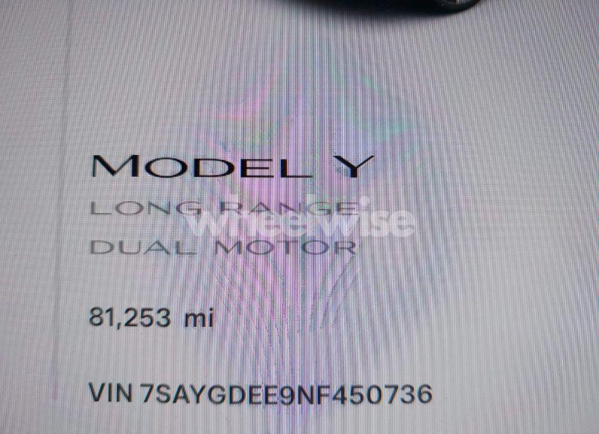 Thumbnail 6 of 2022 TESLA MODEL Y LONG RANGE DUAL MOTOR ALL-WHEEL DRIVE
