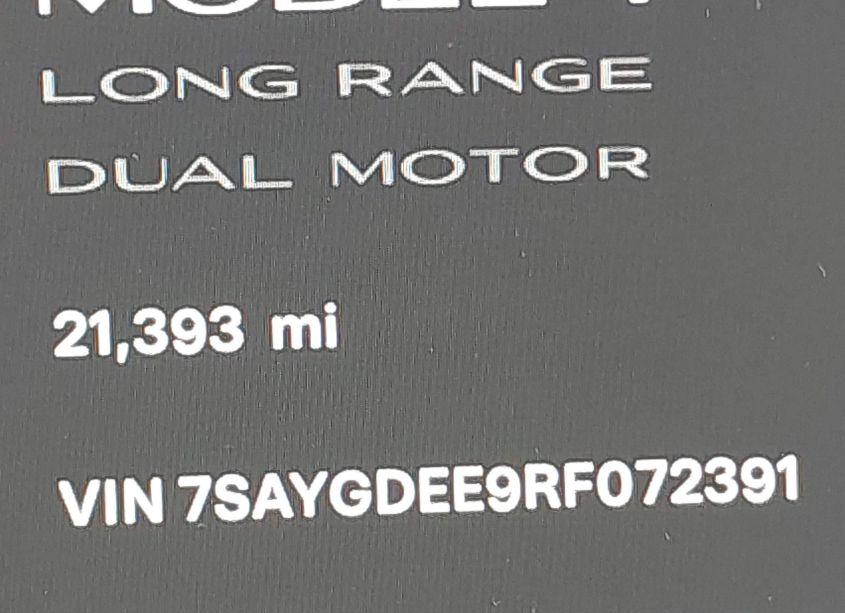 Thumbnail 6 of 2024 TESLA MODEL Y LONG RANGE DUAL MOTOR ALL-WHEEL DRIVE
