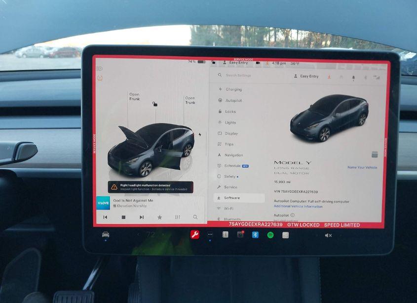 Thumbnail 11 of 2024 TESLA MODEL Y LONG RANGE DUAL MOTOR ALL-WHEEL DRIVE