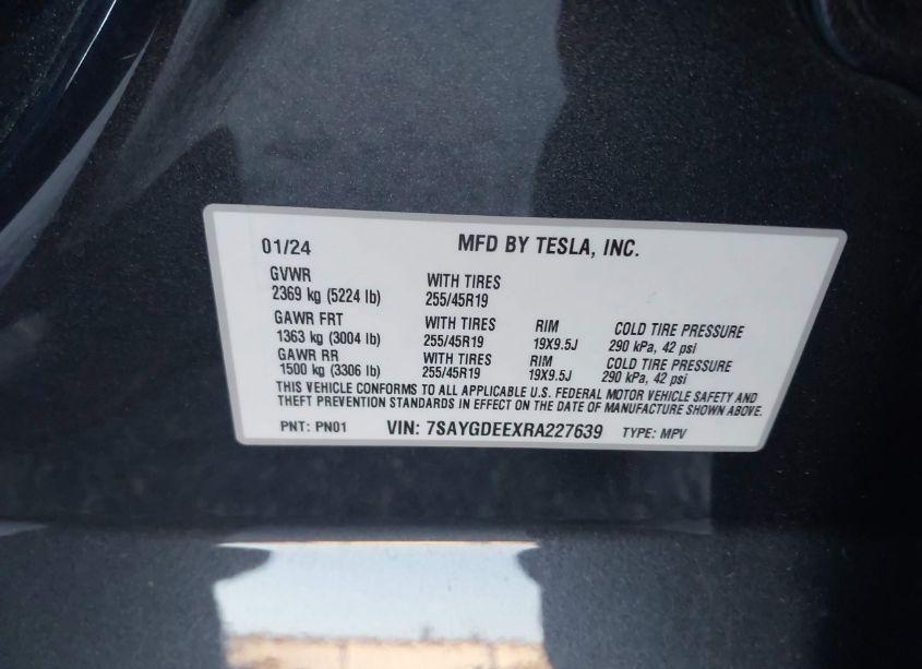 Thumbnail 19 of 2024 TESLA MODEL Y LONG RANGE DUAL MOTOR ALL-WHEEL DRIVE