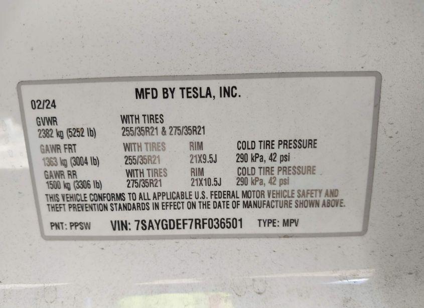 Thumbnail 22 of 2024 TESLA MODEL Y PERFORMANCE DUAL MOTOR ALL-WHEEL DRIVE
