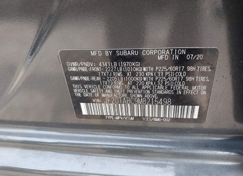 Thumbnail 17 of 2021 SUBARU CROSSTREK