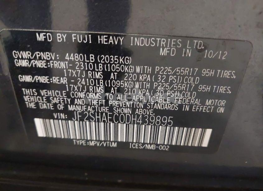 Thumbnail 11 of 2013 SUBARU FORESTER 2.5X LIMITED