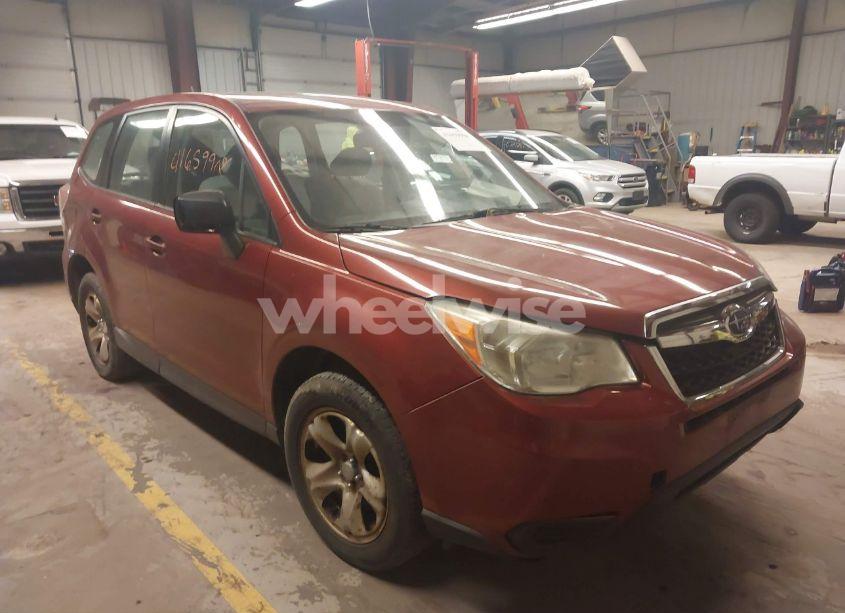 Main photo of 2014 SUBARU FORESTER 2.5I with VIN JF2SJAAC8EH406543
