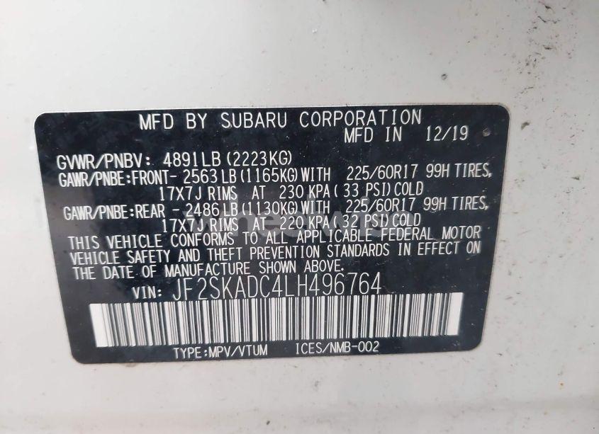Thumbnail 17 of 2020 SUBARU FORESTER
