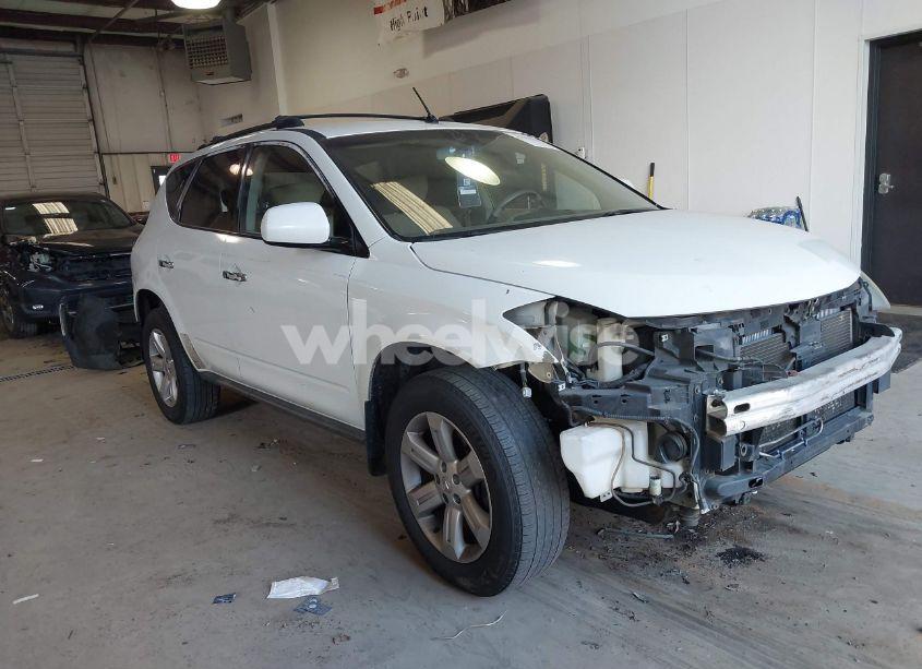 Main photo of 2007 NISSAN MURANO S with VIN JN8AZ08TX7W509162