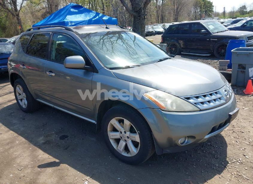 Main photo of 2007 NISSAN MURANO SL with VIN JN8AZ08W77W606636