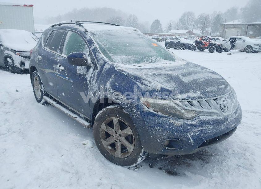 Main photo of 2009 NISSAN MURANO SL with VIN JN8AZ18W39W116879