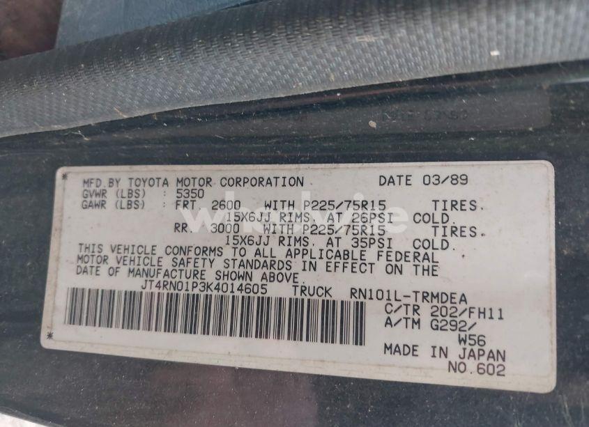 1989 Toyota Pickup