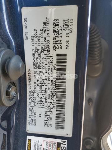 2005 TOYOTA 4RUNNER LIMITED