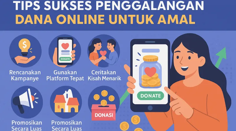 tips sukses penggalangan dana online untuk amal