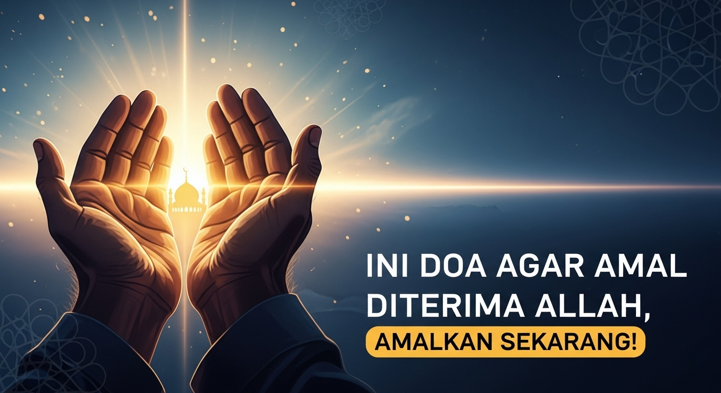 Ini Doa Agar Amal Diterima Allah, Amalkan Sekarang!