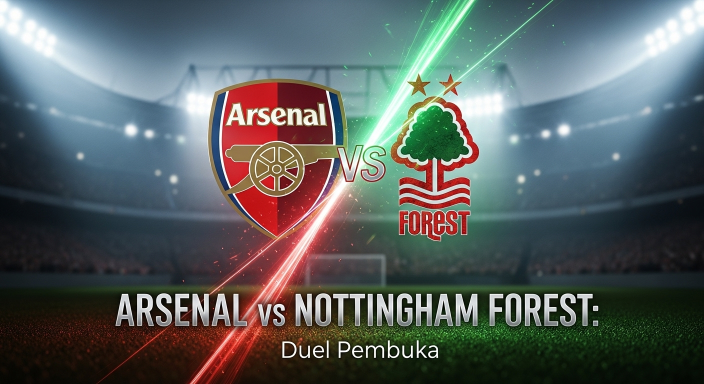 Prediksi Arsenal vs Nottingham Forest: Duel Pembuka