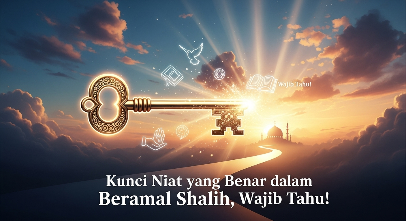 Kunci Niat yang Benar dalam Beramal Shalih, Wajib Tahu!
