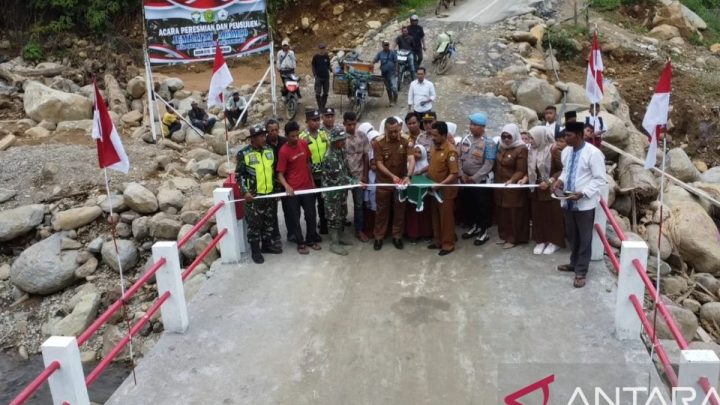 What Happened During: TNI AD pastikan jembatan armco di Bener Meriah layak digunakan warga