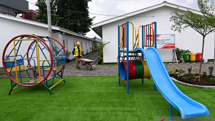 Warga bantaran rel di Senen akan segera dipindah ke Huntara secantik ini