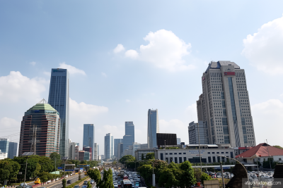 Senin, sebagian besar DKI bakal cerah berawan pada siang dan sore hari