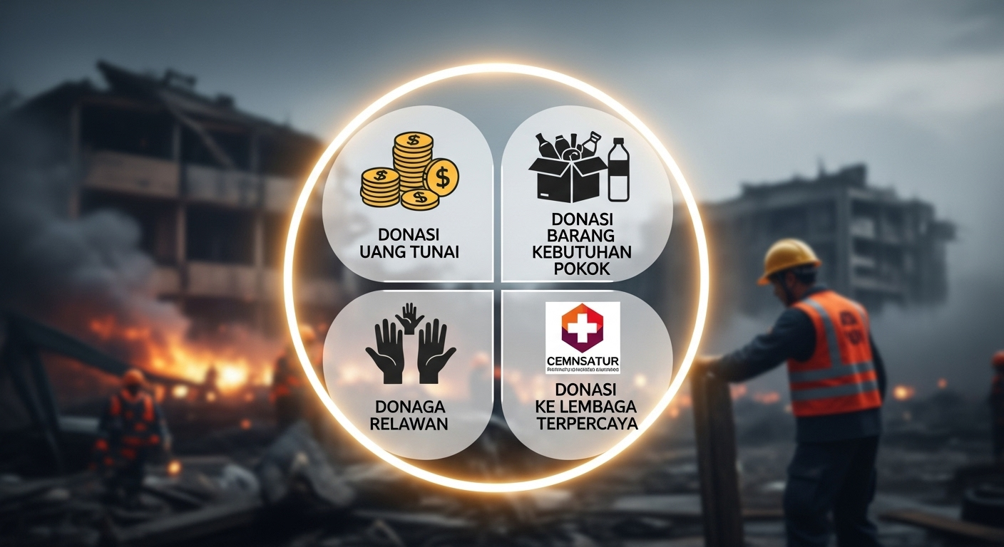 Cara Efektif Donasi Korban Bencana Alam Tepat Sasaran