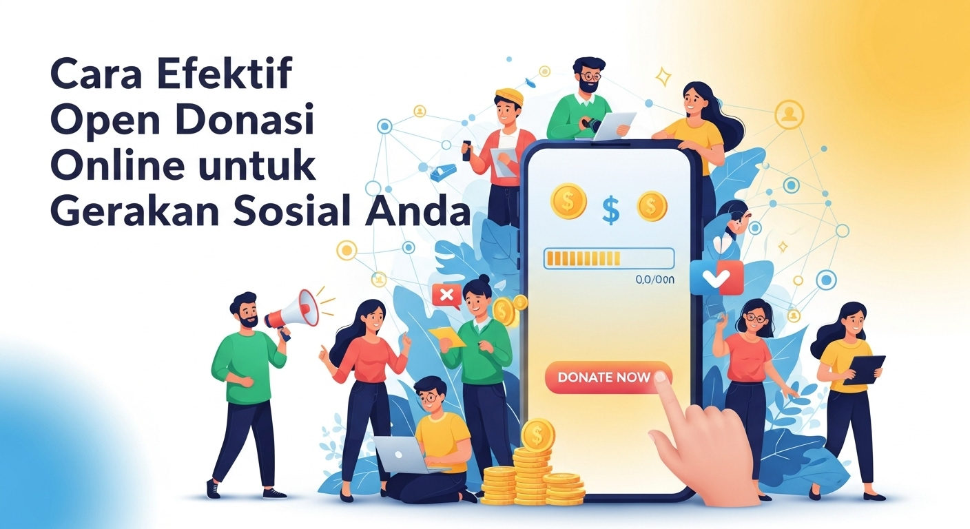 Cara Efektif Open Donasi Online untuk Gerakan Sosial Anda