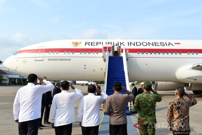 Prabowo bertolak ke Rusia penuhi undangan Putin hadiri forum ekonomi